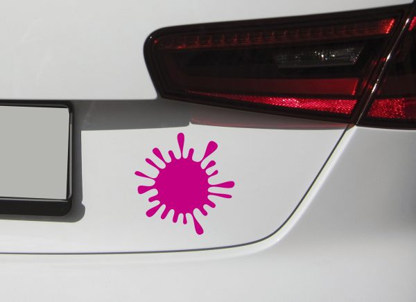 Aufkleber Farbklecks